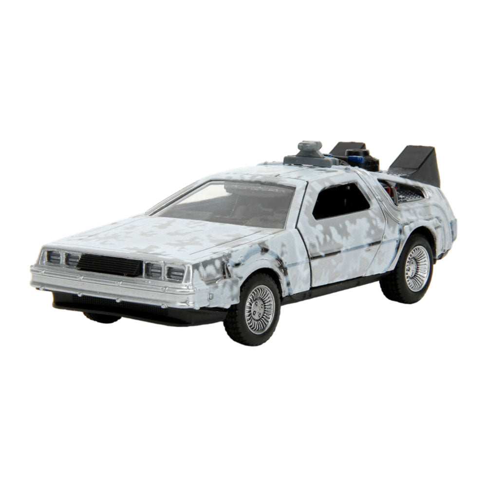 Back to the Future Frost Covered Time Machine 1:32 Die-Cast