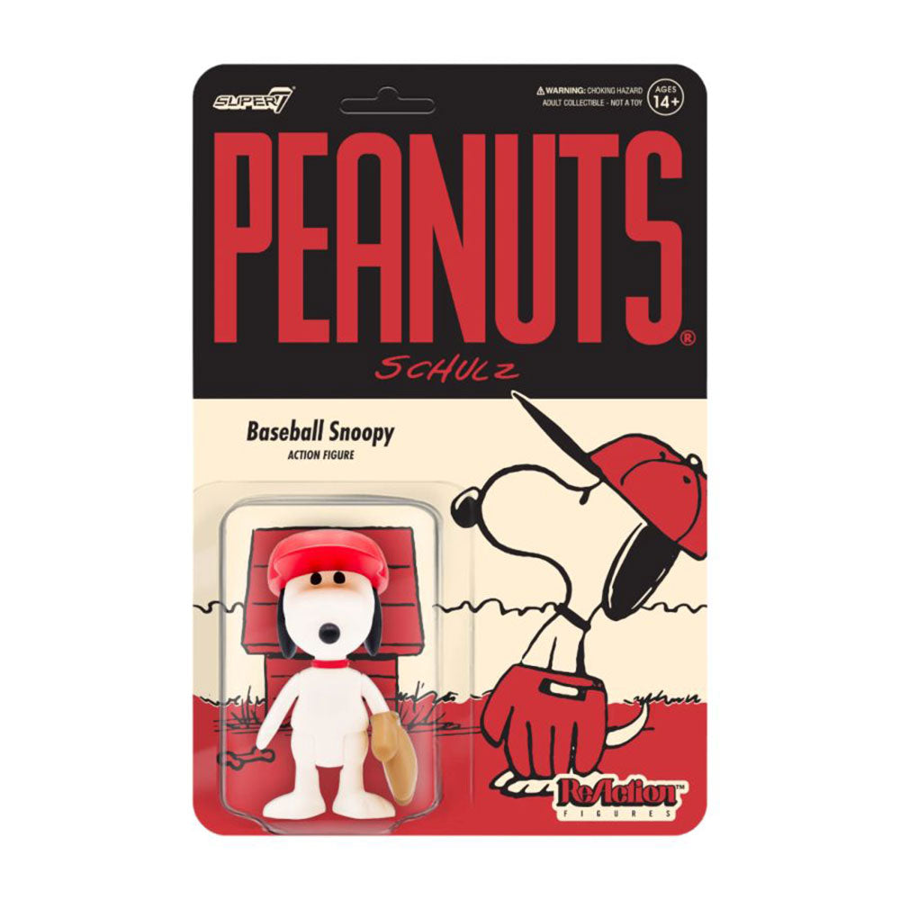 Peanuts Baseball Snoopy ReAction 3.75" Action Figure