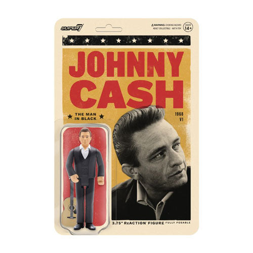 Johnny Cash the Man in Black ReAction 3.75" Action Figure