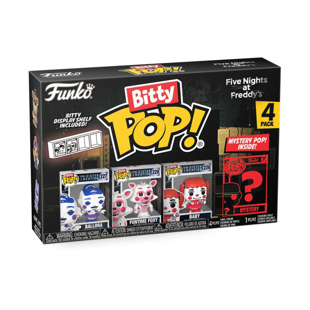 Five Nights at Freddy's Ballora Bitty Pop! 4-Pack