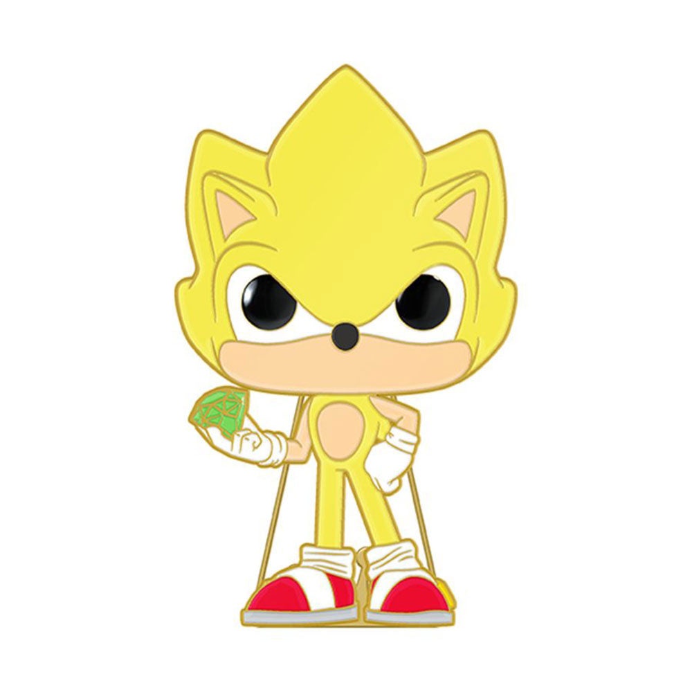 Sonic the Hedgehog Super Sonic Glow Enamel Pop! Pin
