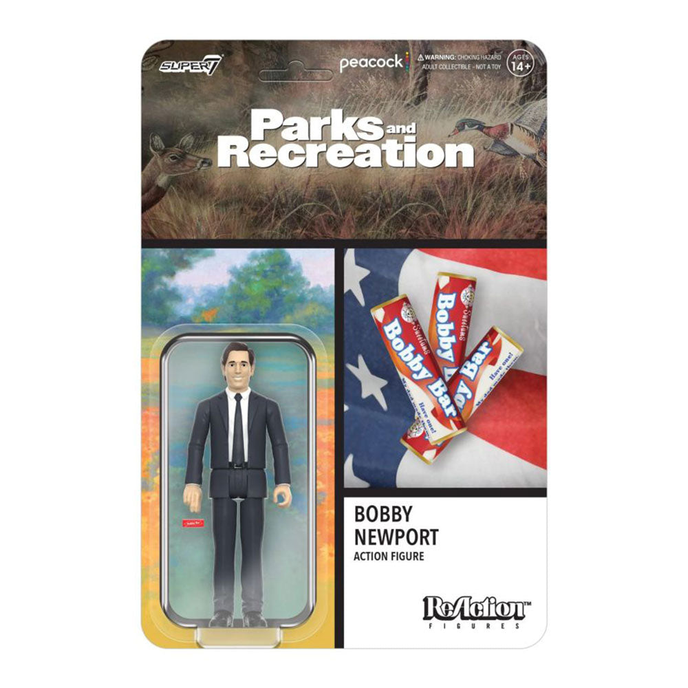 Parks & Recreation Bobby Newport Reaction 3.75'' Figure
