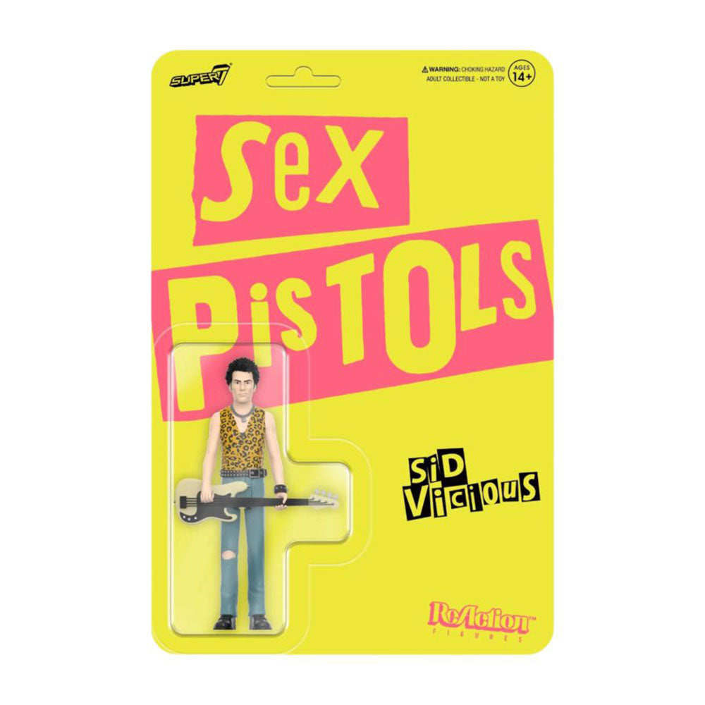 Sex Pistols Sid Vicious ReAction 3.75" Action Figure