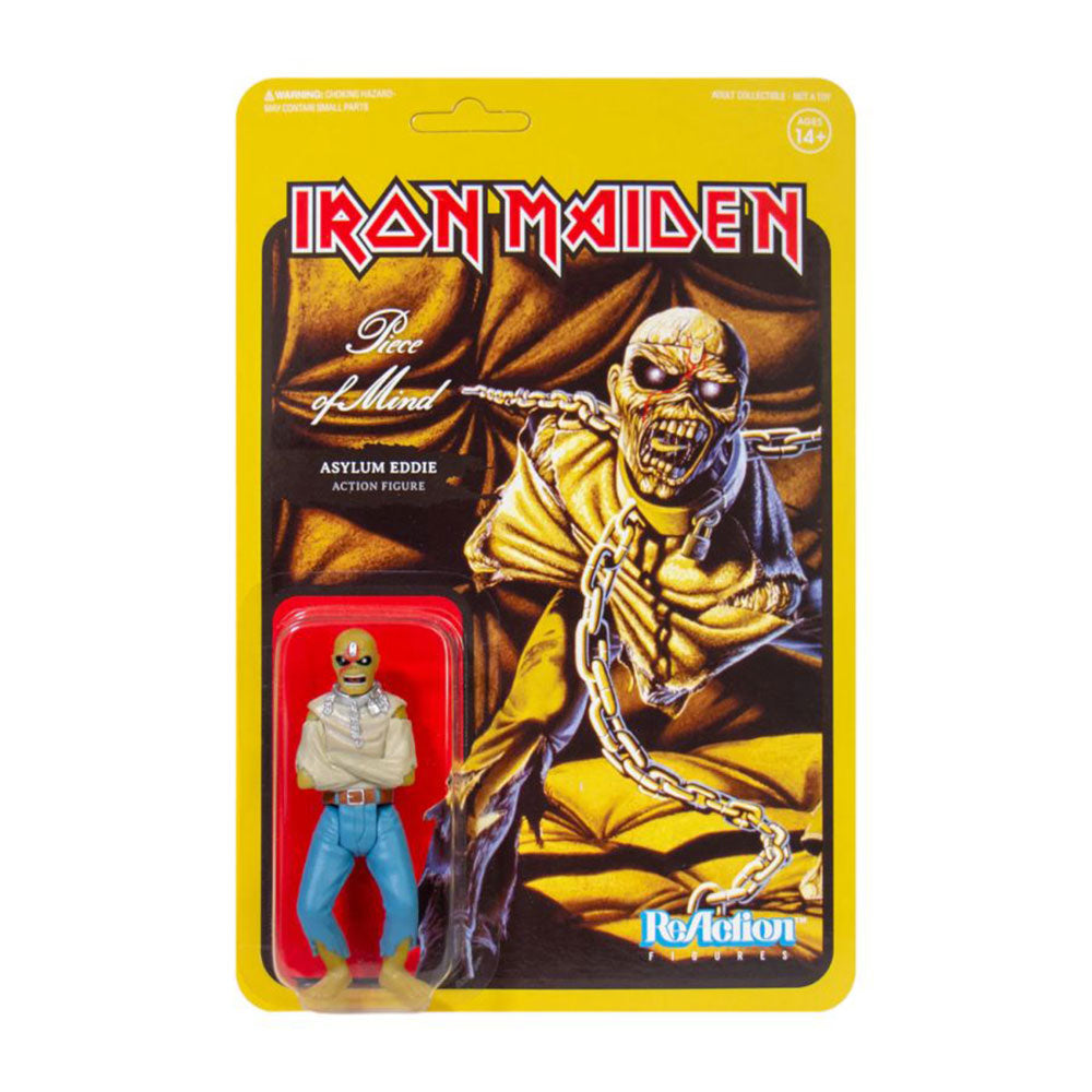 Iron Maiden Piece of Mind Asylum Eddie ReAction 3.75" Figure
