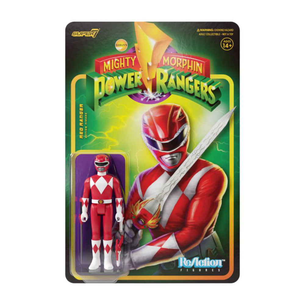Power Rangers Red Ranger ReAction 3.75" Action Figure