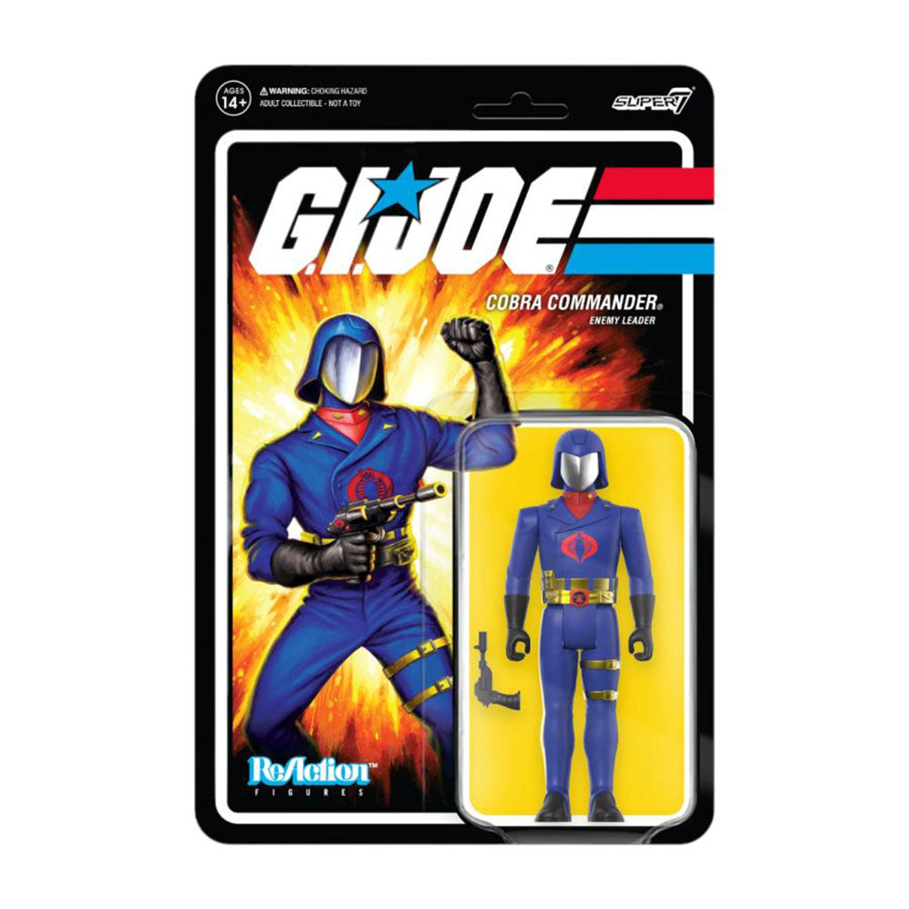 G.I. Joe Cobra Commander Toy Colors ReAction 3.75" Figure