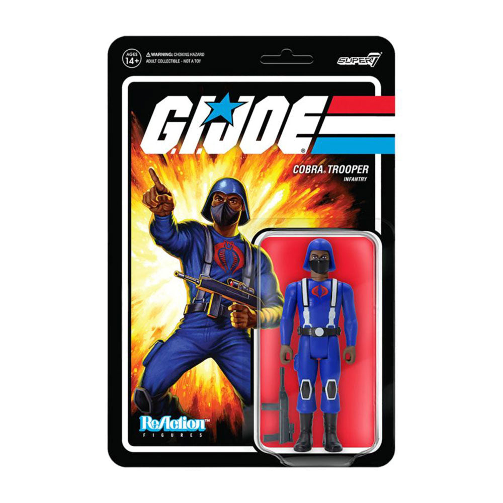 G.I. Joe Cobra Trooper Y-Back ReAction 3.75" Action Figure