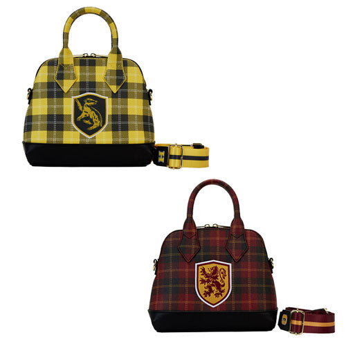 Hogwarts House Patch Varsity Plaid Crossbody Bag