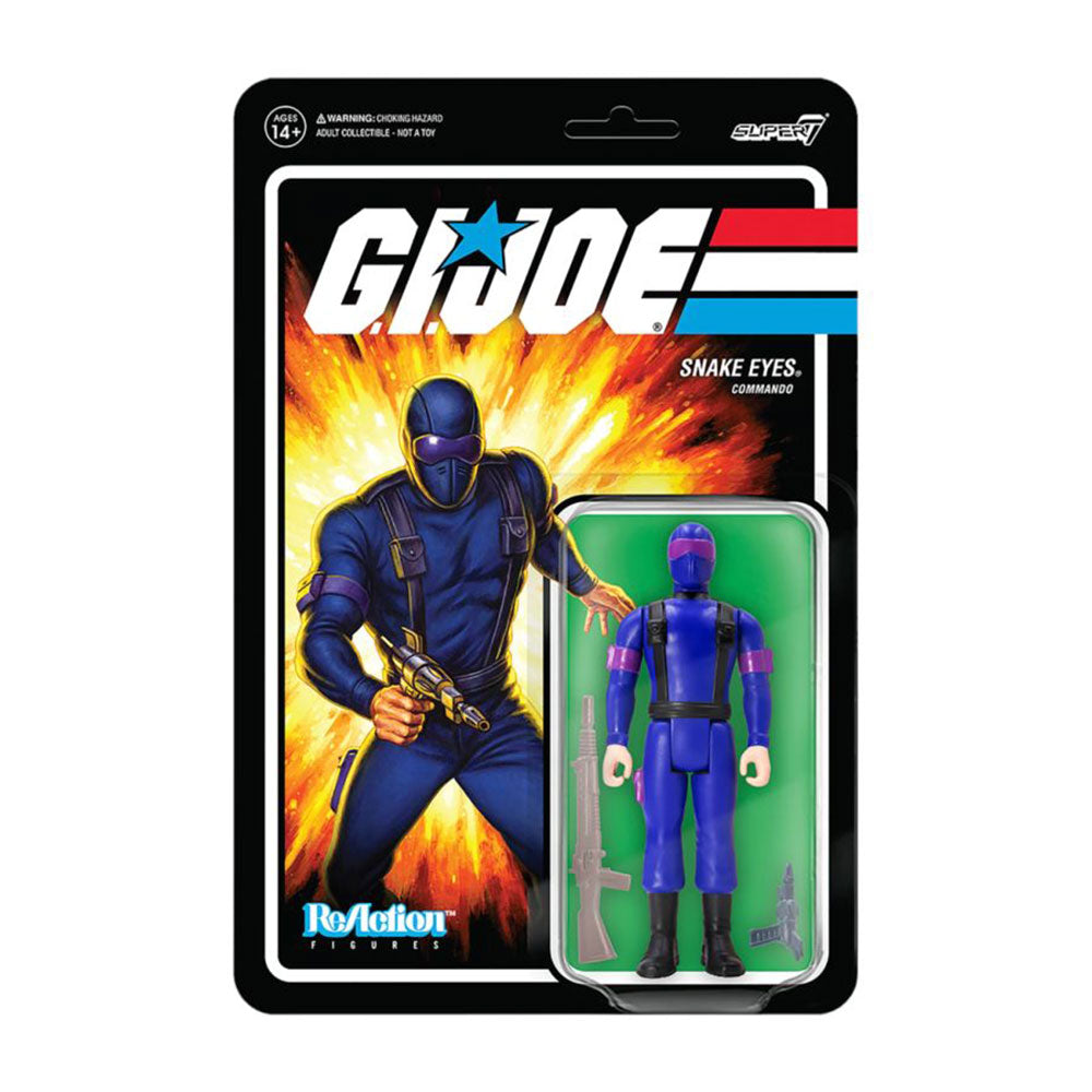 G.I. Joe Snake Eyes ReAction 3.75" Action Figure