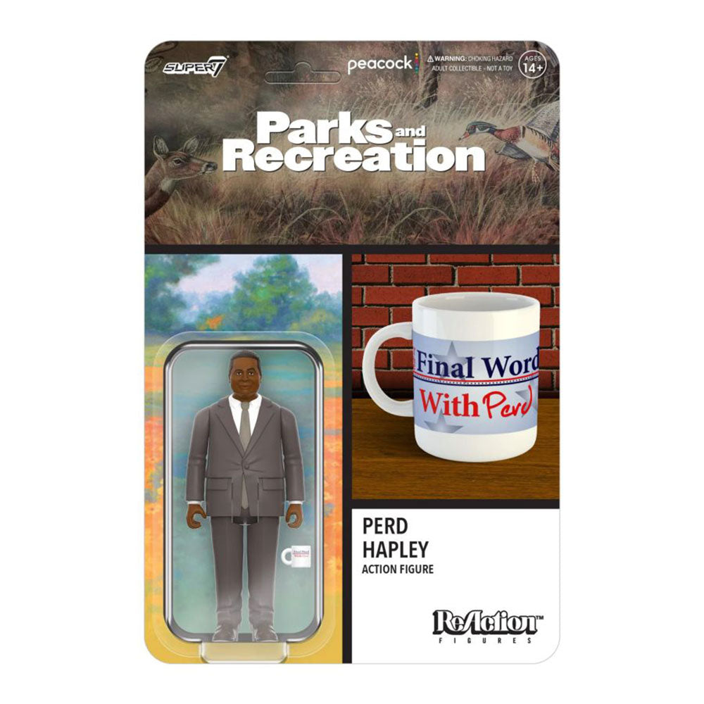 Parks & Recreation Perd Hapley Reaction 3.75'' Figure