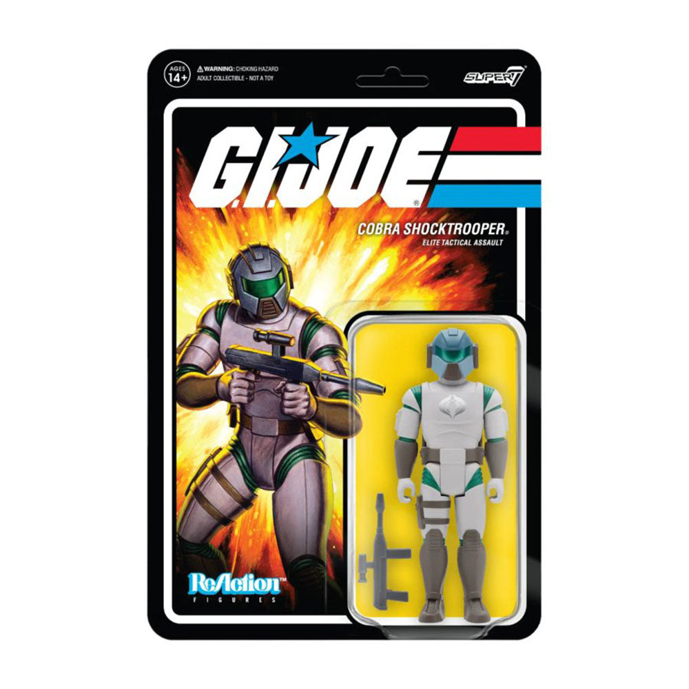 G.I. Joe Cobra Shocktrooper Green ReAction 3.75" Figure