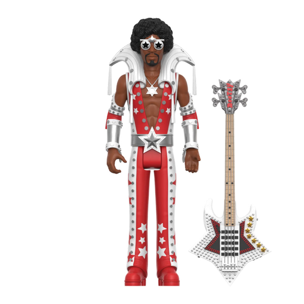 Bootsy Collins rot-weiße Reaktionsfigur, 3,75 Zoll