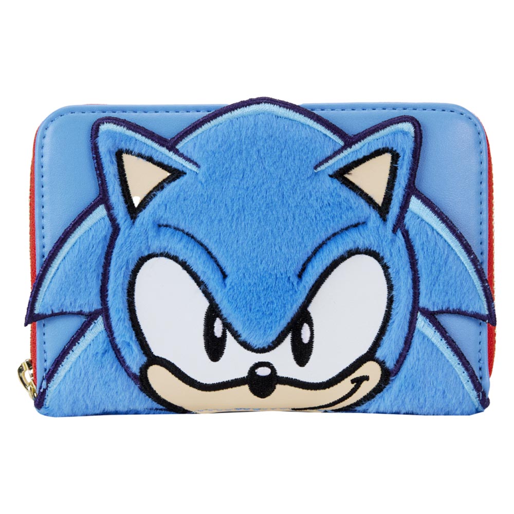 Sonic the Hedgehog Classic Cosplay Plush Zip Around Wallet