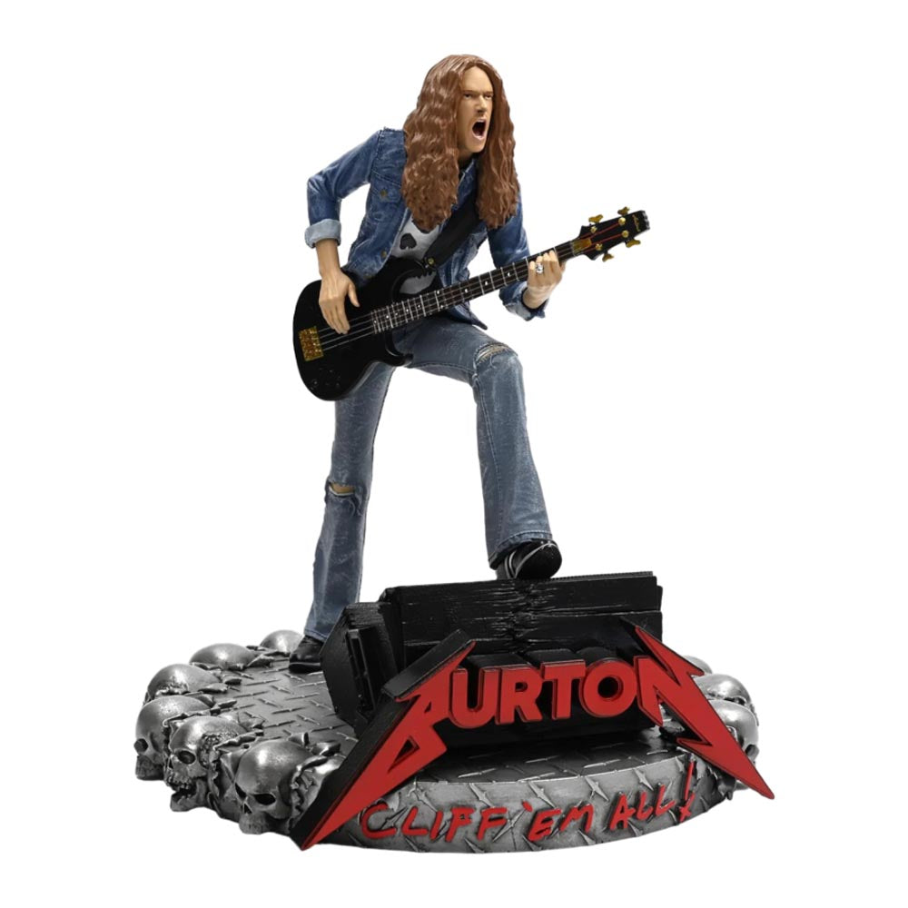 Metallica Cliff Burton Rock Iconz Statue