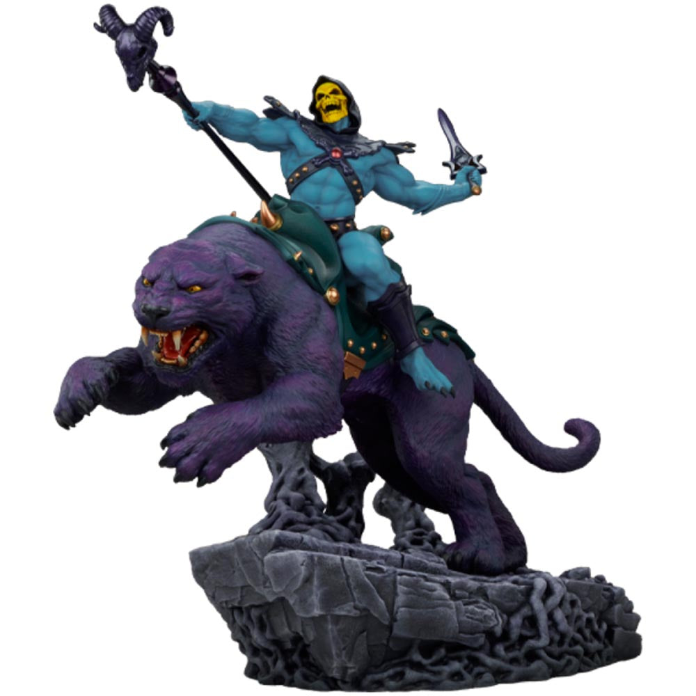Masters of the Universe Skeletor & Panthor Dlx 1:6 Maquette