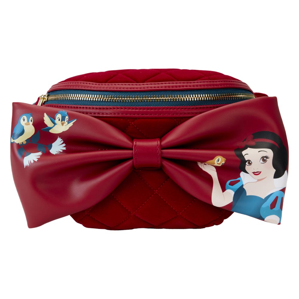 Snow White 1937 Classic Bow Velvet Belt Bag