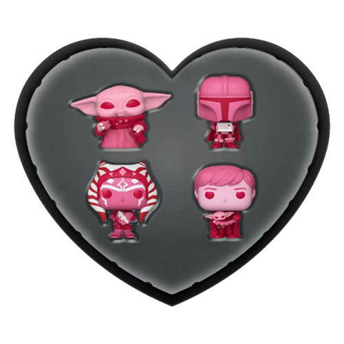 Valentines Pink US Ex. Pocket Pop! 4pk Heart Box