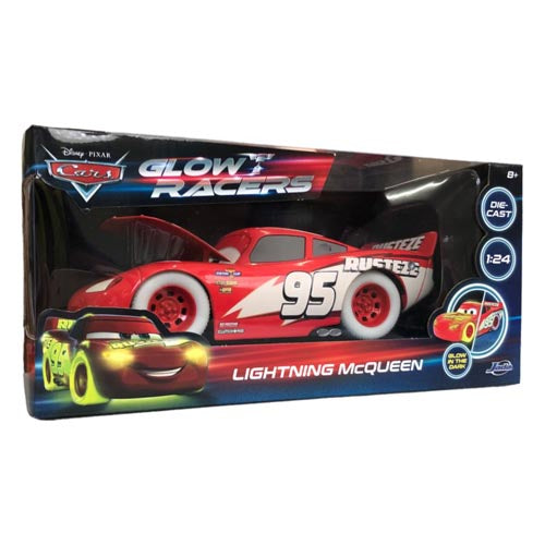 Cars Lightning McQueen Glow 1:24 Diecast Vehicle