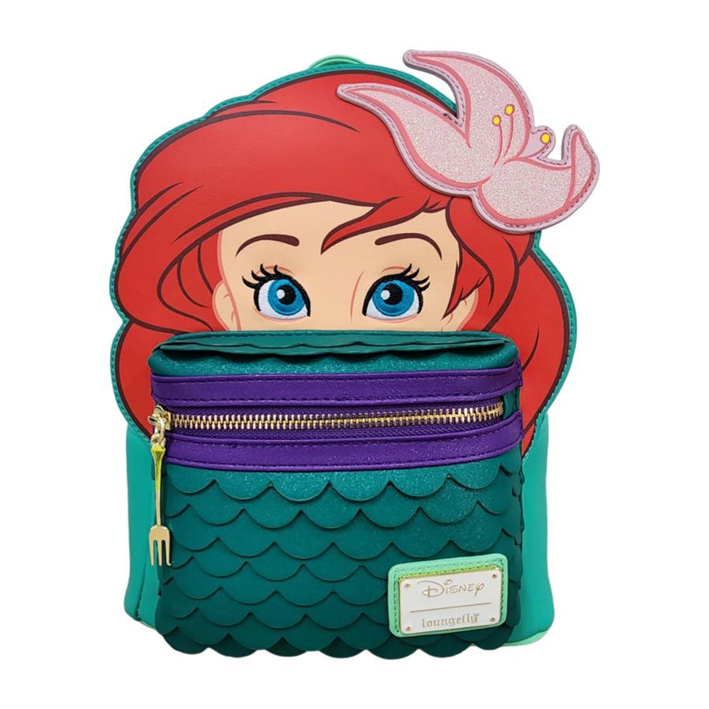 Mini mochila cosplay exclusiva Disney ariel princess us