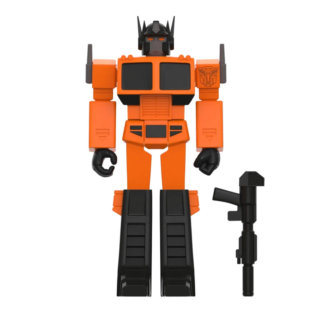Optimus Prime Orange/Black Reaction 3.75" Figure