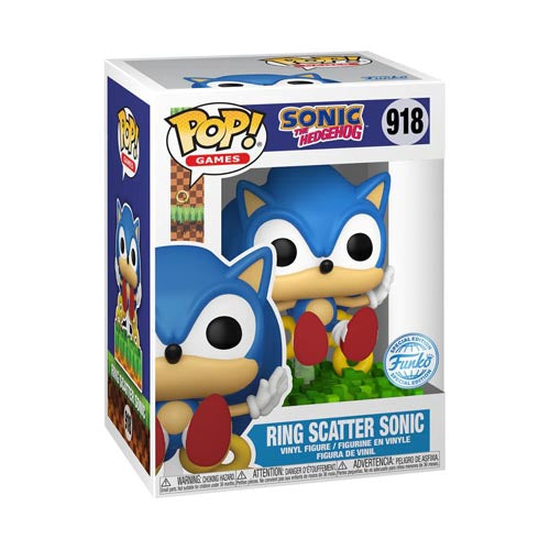 Sonic Ring Scatter Sonic US Exclusive Pop! Vinyl