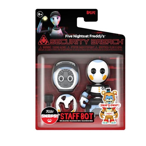 Five Nights at Freddy's Security Staff Bot Snap Figure