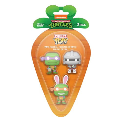 Donatello, Shredder & Michelangelo Carrot Pocket Pop! 3pk