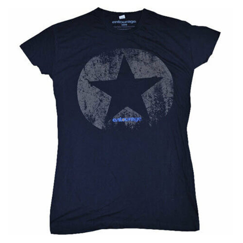 Entourage Star Navy Female T-Shirt