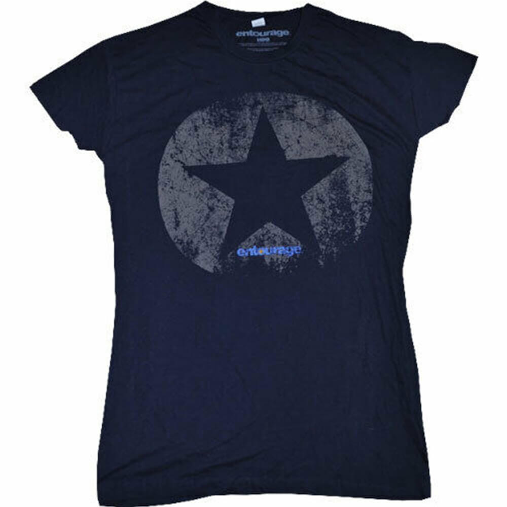 Entourage Star Navy Damen-T-Shirt