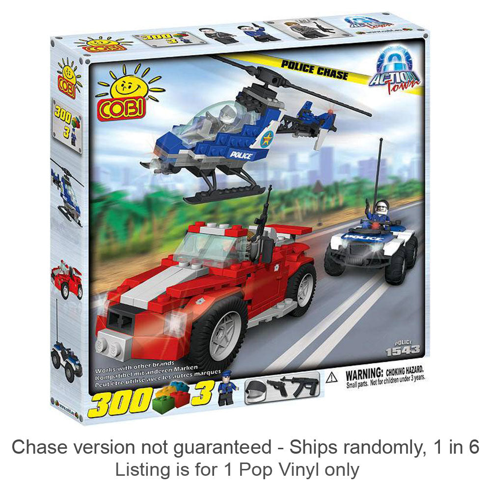 Action Town 300pc Police Construction Set Chase Ships 1 in 6