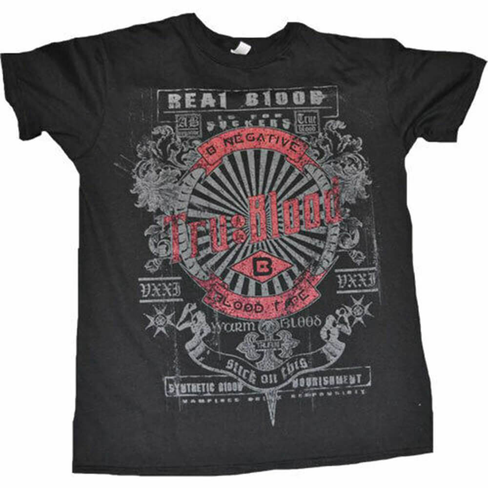 True Blood Real Blood Herren-T-Shirt