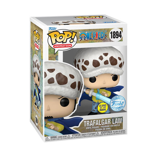 One Piece Trafalgar Law w/ Blue Anesthesia US Glow Pop!