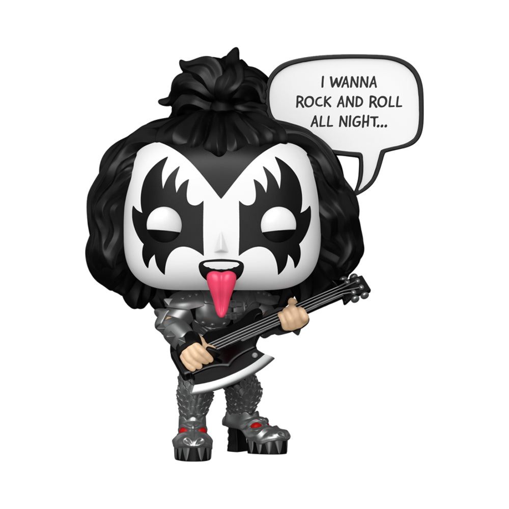 KISS The Demon Rock & Roll All Night Pop! Vinyl Sayings