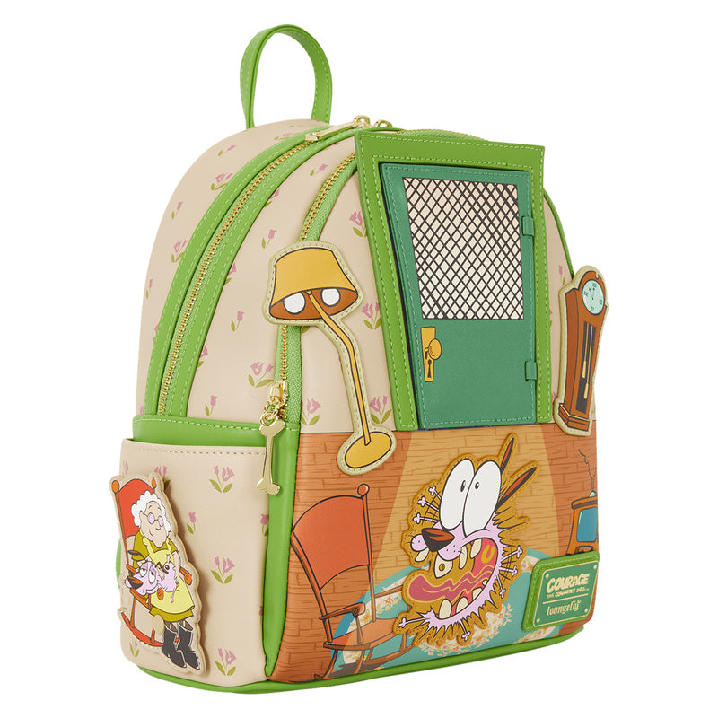 Courage the Cowardly Dog Lenticular Mini Backpack