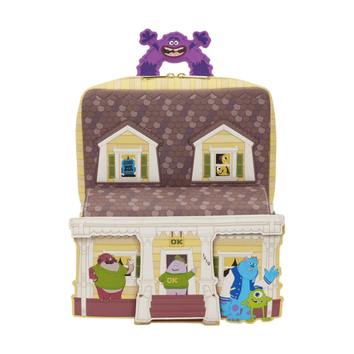 Monsters University Oozma Kappa House Figural Mini Backpack