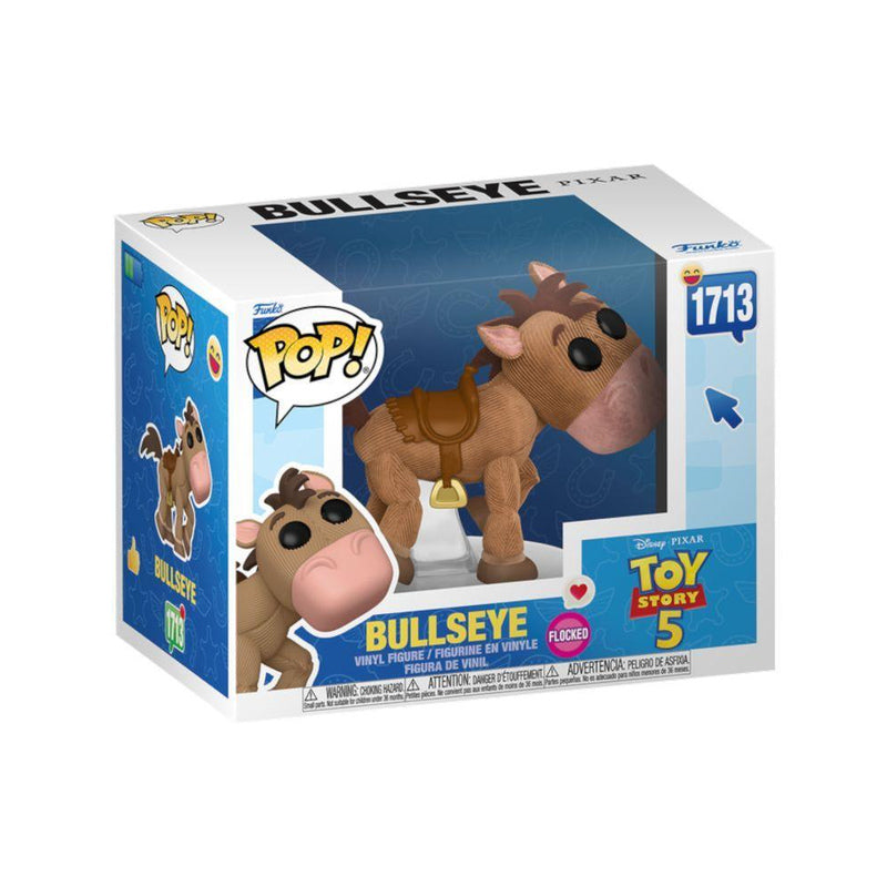 Toy Story 5 Bullseye Flocked US Exclusive Pop! Premium