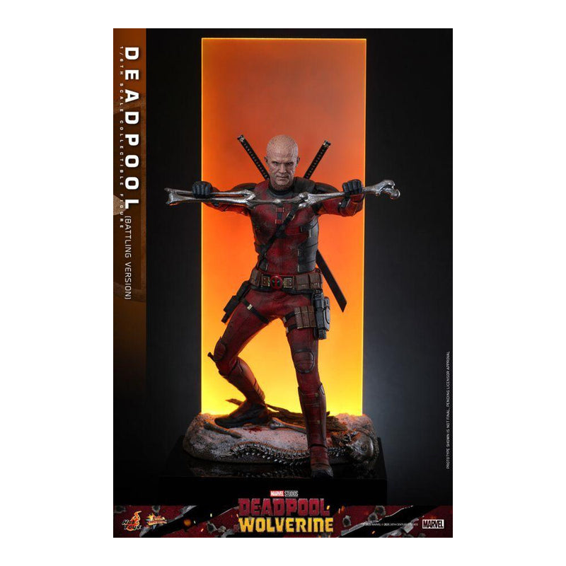 Deadpool & Wolverine Deadpool Battling Version 1:6 Figure