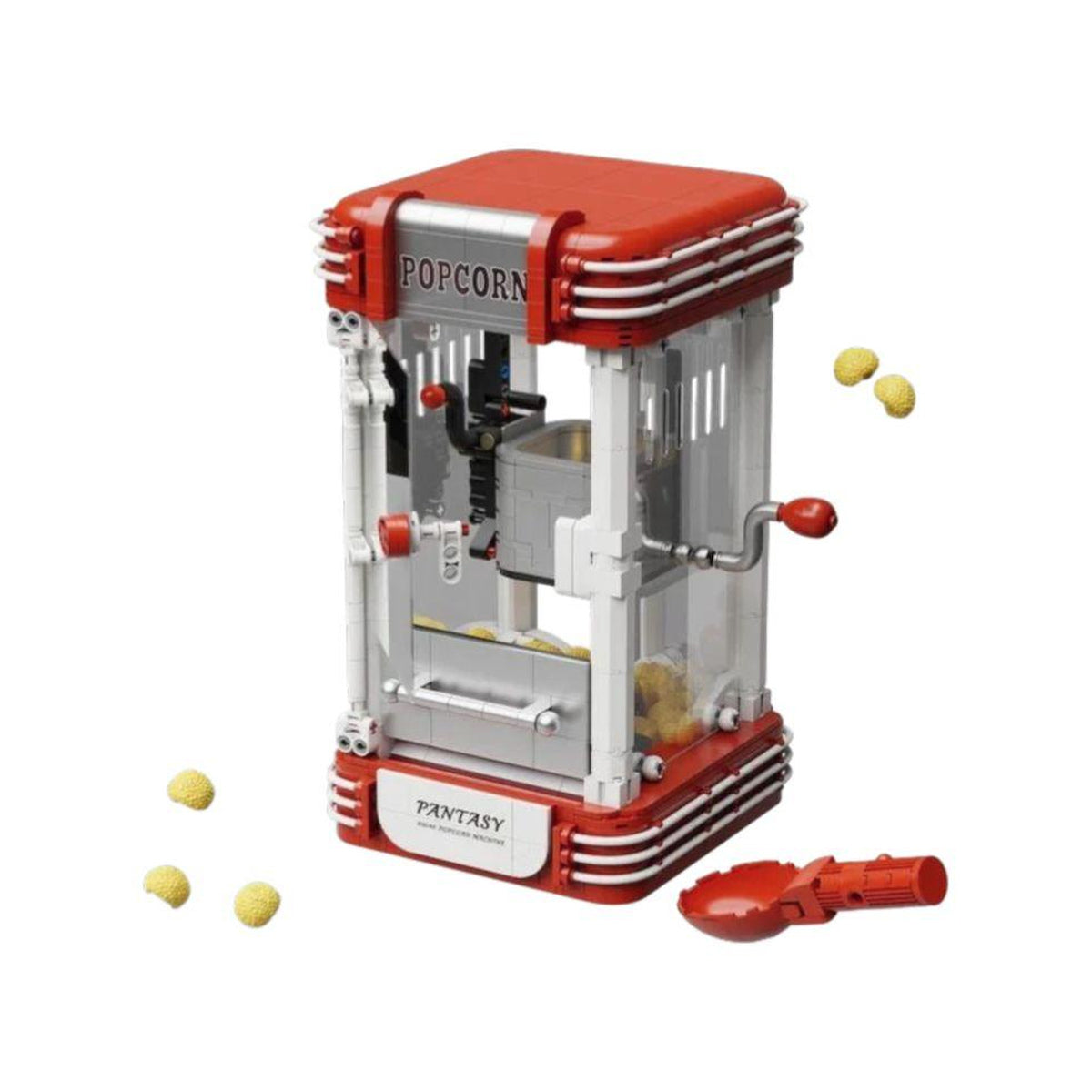 Retro Collection Popcorn Machine Construction Set 1202pcs