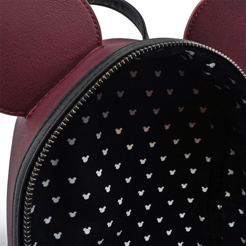 Mickey Mouse Brown with Bow & Ears Mini Backpack