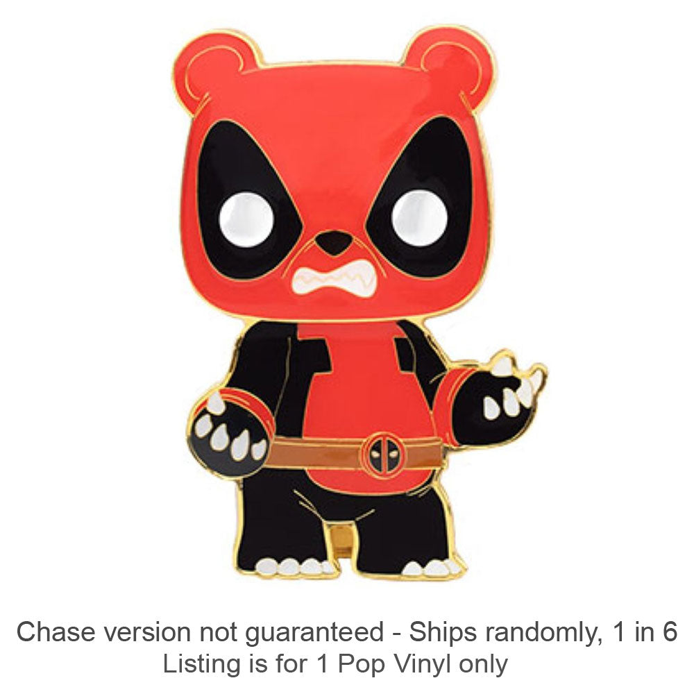 Deadpool Pandapool 4" Pop! Enamel Pin Chase Ships 1 in 6