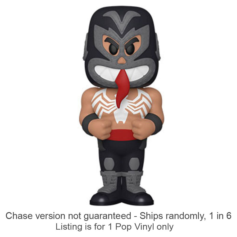 Spider-Man Venom Luchadore Vinyl Soda Chase Ships 1 in 6