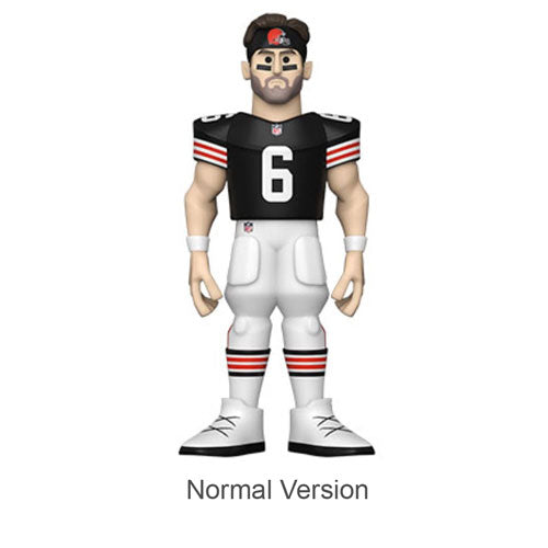 NFL Browns Baker Mayfield 5" Vinyl Gold Chase Ships 1 in 6