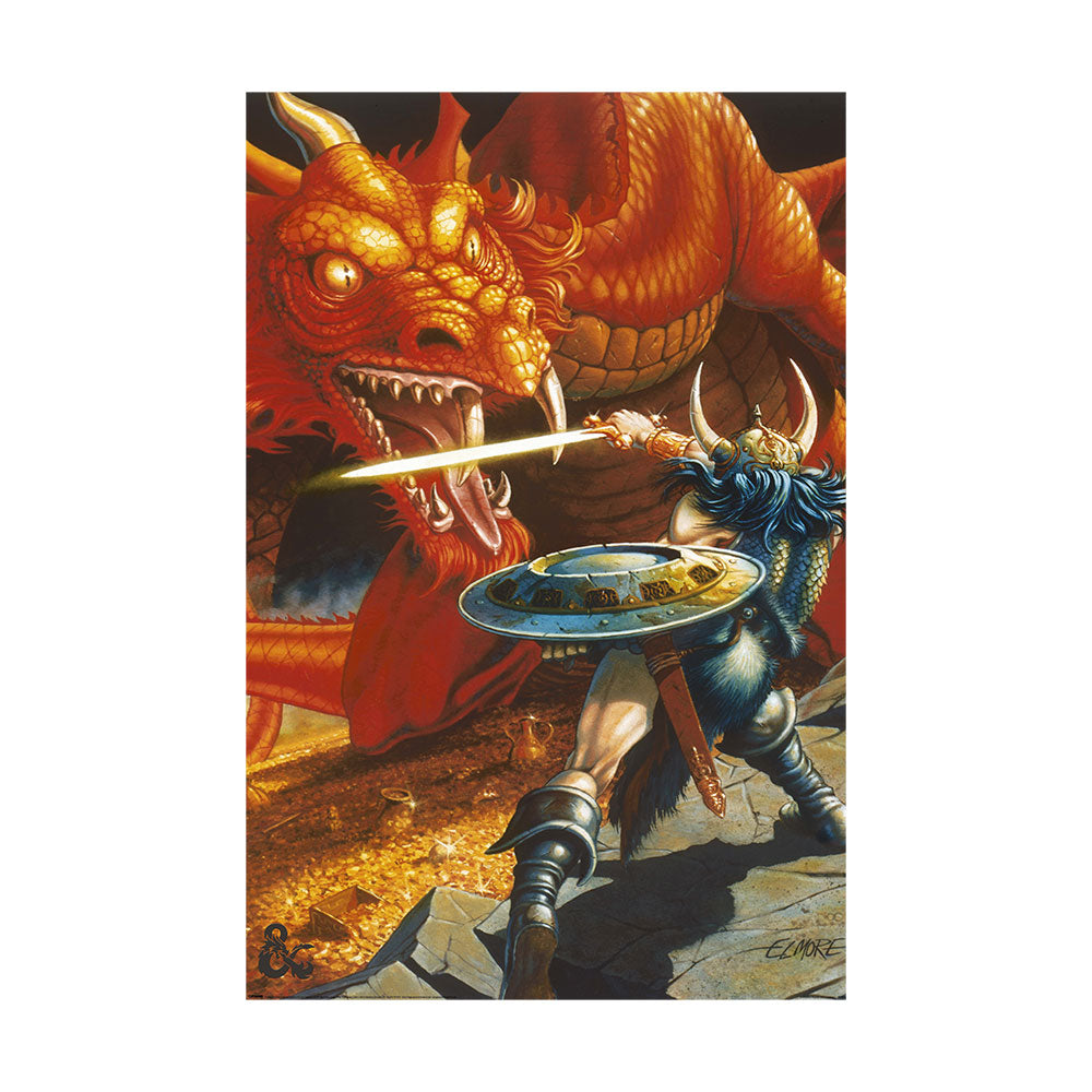 Dungeons & Dragons Classic Red Dragon Poster (61x91.5cm)