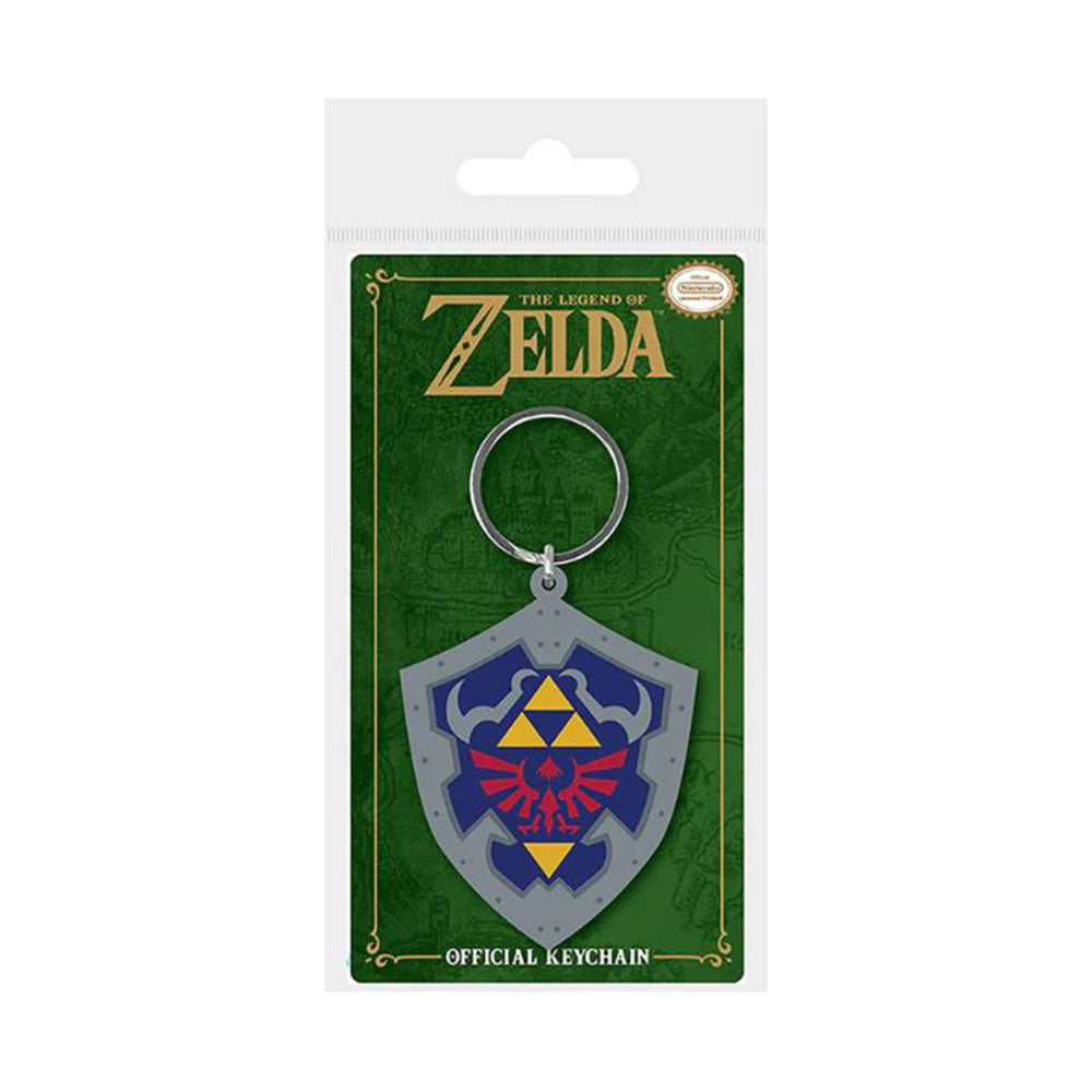 The Legend of Zelda Hylian Shield Rubber Keyring