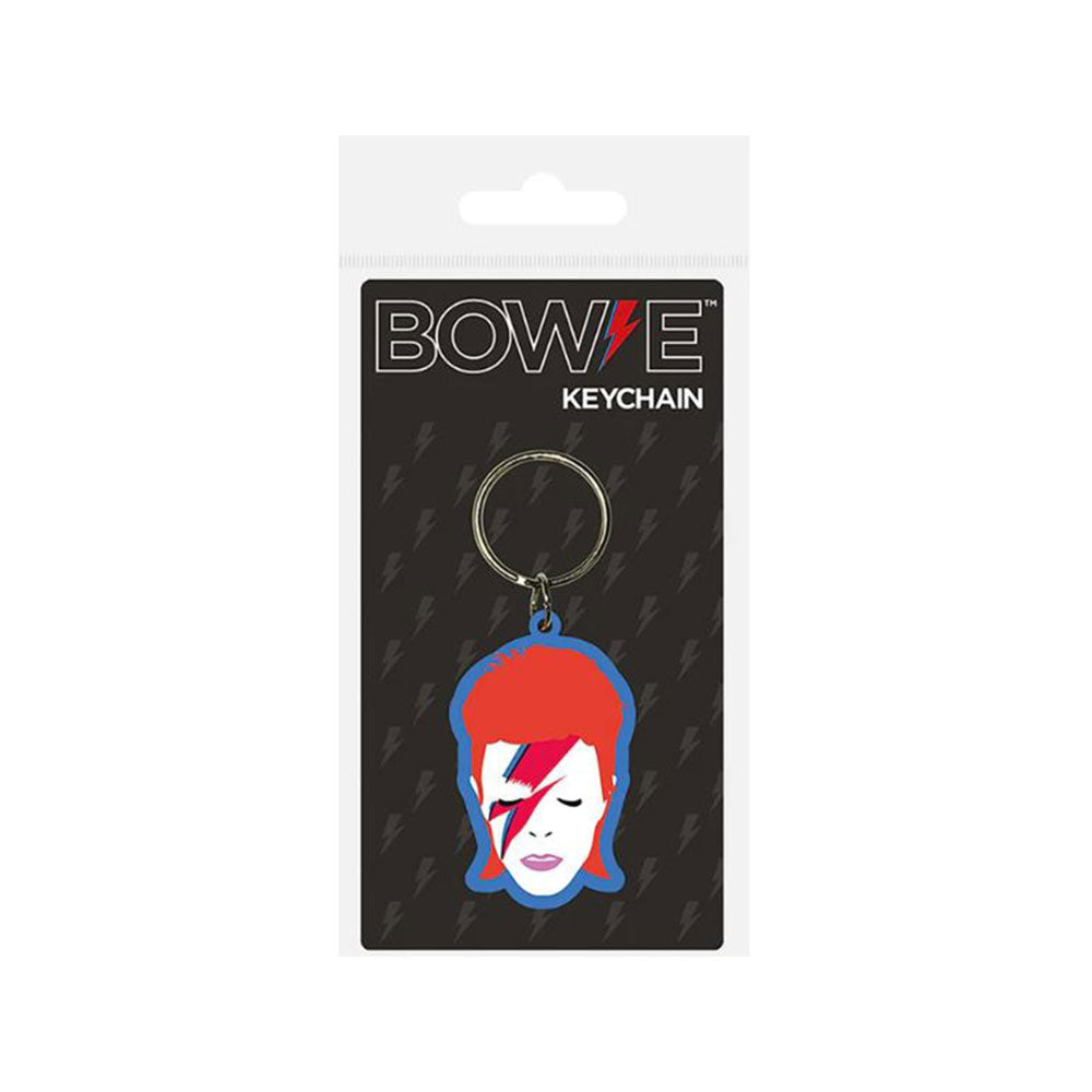 David Bowie Rubber Keyring