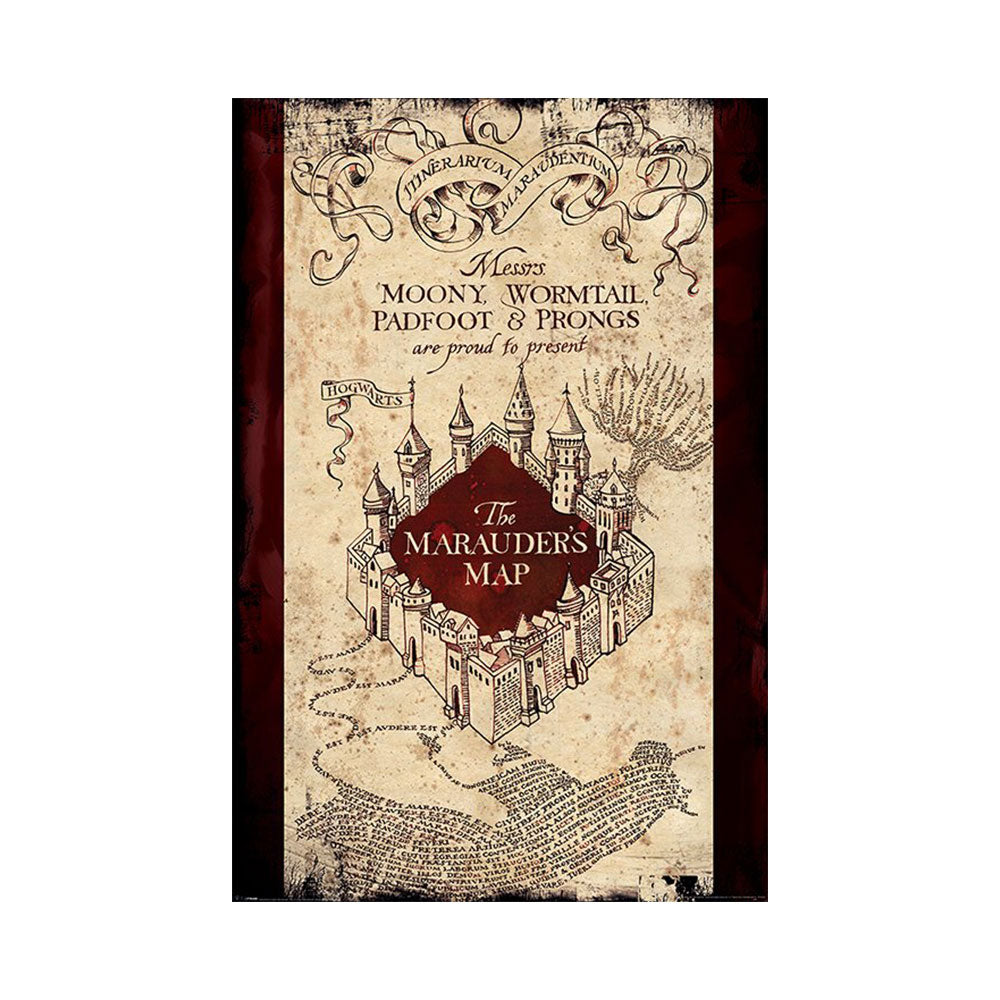 Harry Potter Marauders Map Poster (61x91.5cm)