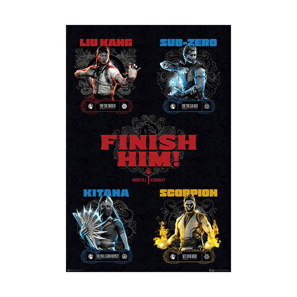 Mortal Kombat Grid Poster (61x91.5cm)