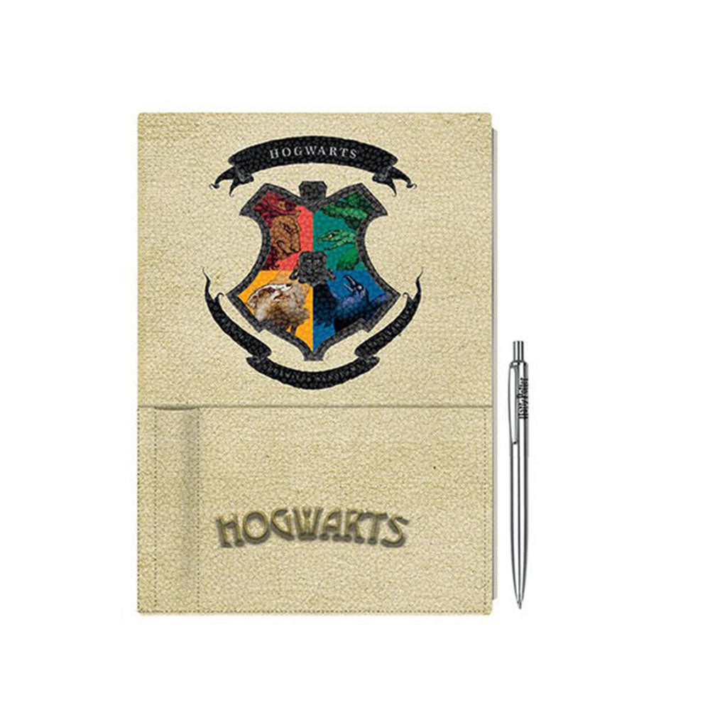 Harry Potter Intricate Houses Premium Notebook with Pen