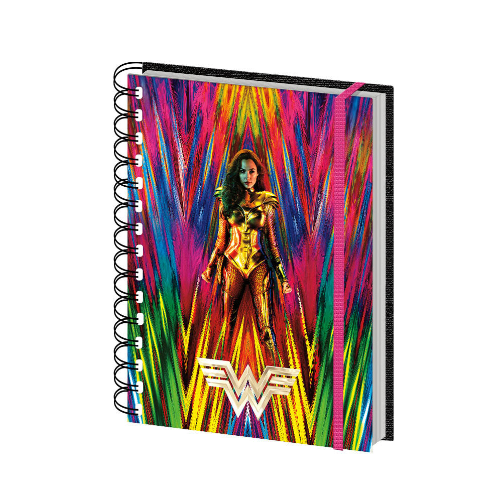 Wonder Woman 1984 Neon Static Wiro Notebook