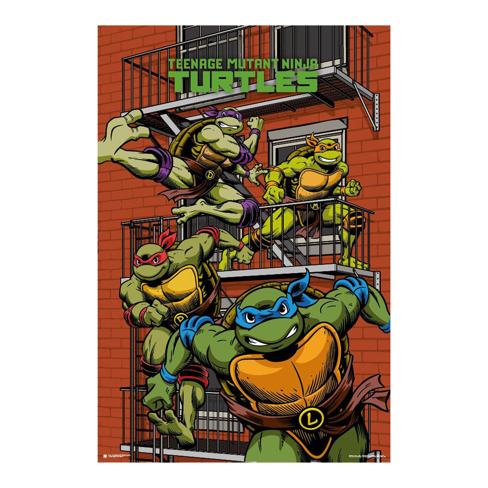 Teenage Mutant Ninja Turtles Balcony Poster (61x91.5cm)